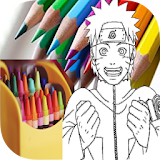Naruto coloring icon