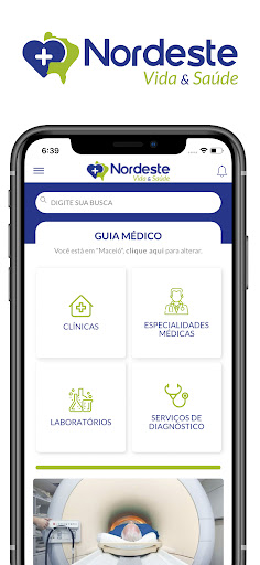 Android application Nordeste Vida & Saúde screenshort