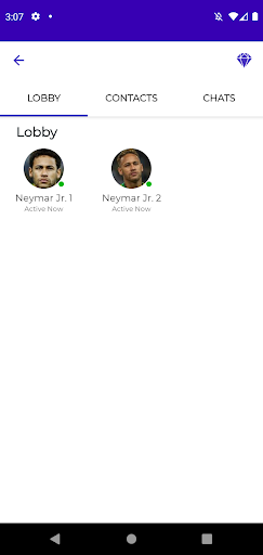 Neymar Fake Chat & Video Call Screen 3