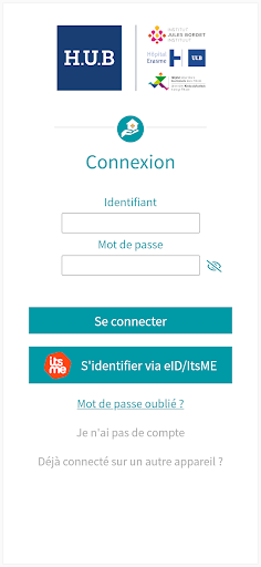 Android application MyHUB Hôpital Universitaire screenshort