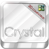 Next Launcher Theme Crystal 3D icon