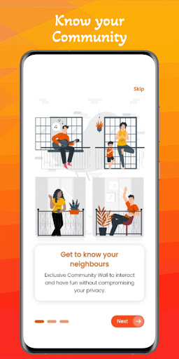 Android application Community Aura screenshort