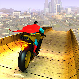 Imagen de ícono de Super Hero Bike Mega Ramp