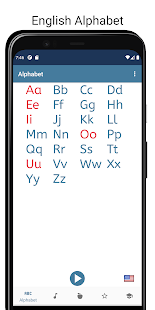 English Alphabet with Sound, Test, Quiz, abc.