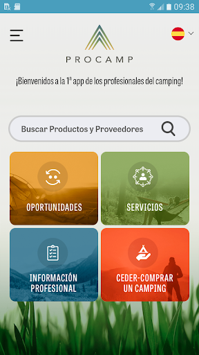 Android application PROCAMP screenshort
