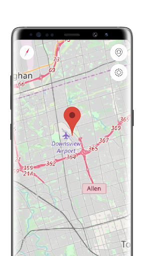 Toronto Offline Map Screen 2