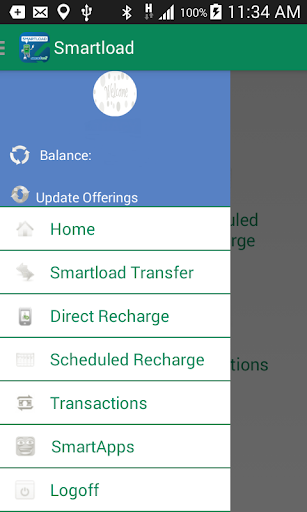 Android application Smartload screenshort
