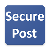 Secure post for facebook icon