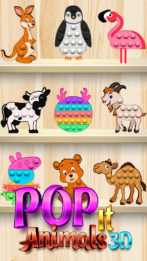 Android application Pop It Animals 3D Antistress screenshort