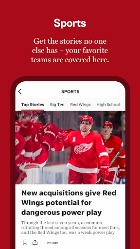 Screenshot of The Detroit News: Local News