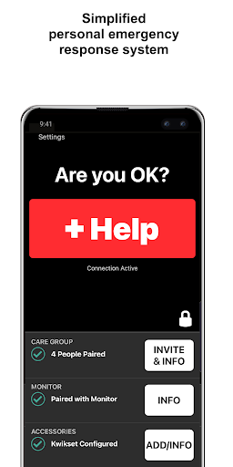 Android application FallCall Lite screenshort