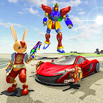 Cover Image of ดาวน์โหลด Bunny Jeep Robot Game: Robot Transforming Games 1.0.4 APK