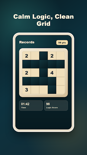 Nurikabe Number Wall Puzzle screenshot