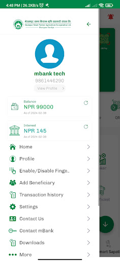 Neulapur Small Farmer mBank Screen 2