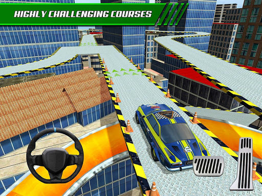 Roof Jumping Car Parking Games