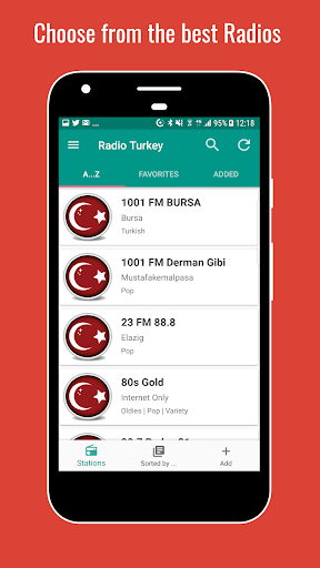 Android application Radio Turkey screenshort