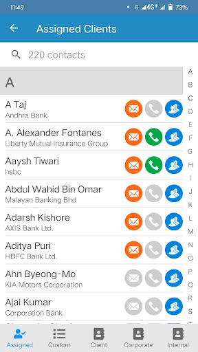 ANALEC ClientManager Screen 2