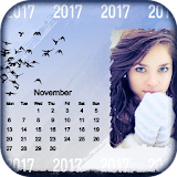 Calendar photo frame icon