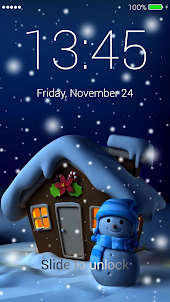 Merry Christmas Lock Screen