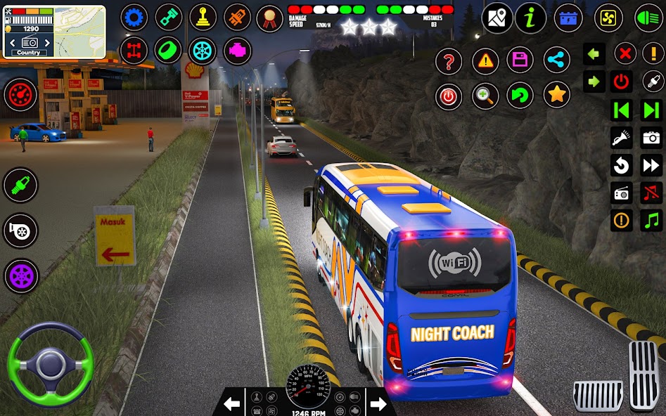 City Coach Bus Driving Sim 3D 1.2.12 APK + Mod (Unlimited money) إلى عن على ذكري المظهر