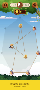 Knotty Birds: Bird puzzle game