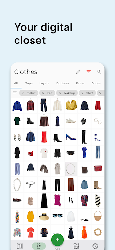 Android application GetWardrobe Outfit Maker screenshort