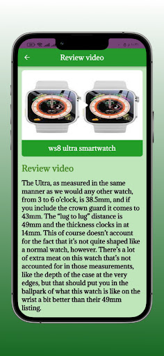 ws8 ultra smartwatch Guide Screen 2