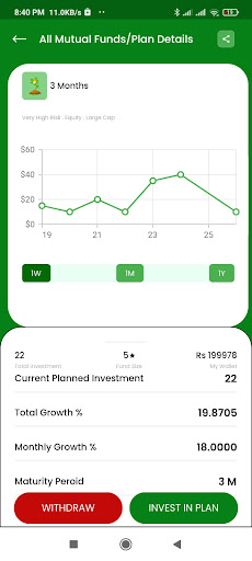 Android application Roshan Savings screenshort