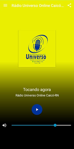 Android application Rádio Universo Online Caicó-RN screenshort