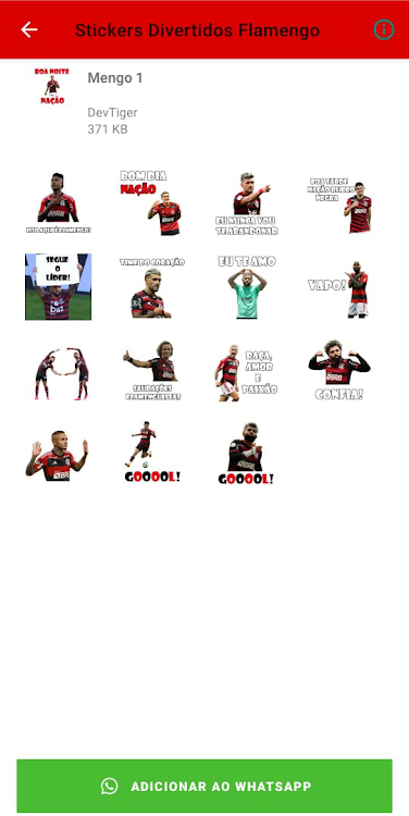 Stickers Divertidos Flamengo - 1.0 - (Android)