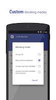 screenshot of Call Blocker - Blacklist