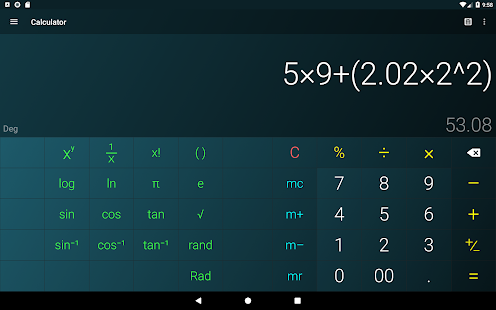 Multi Calculator Captura de pantalla