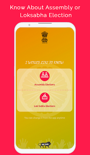 Android application Election Of India screenshort