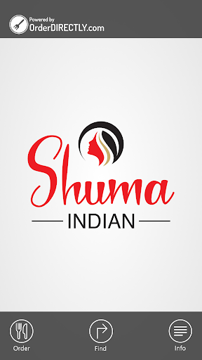 Android application Shuma indian Takeaway screenshort