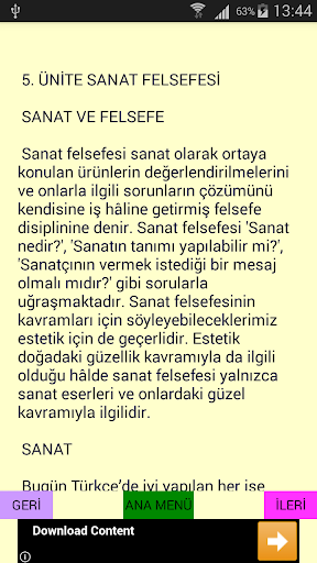 TYT AYT YKS Felsefe Ders Notu