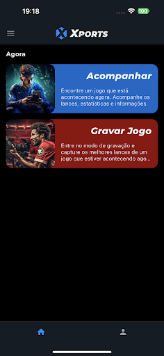 Android application Xports screenshort