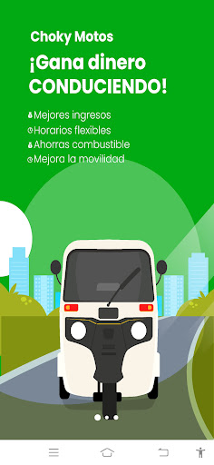 Android application Choky Motos Conductor screenshort