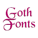 Goth Fonts Message Maker