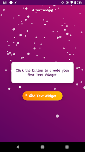 Text Widget Screen 2