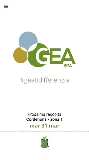 Android application MyGEA screenshort