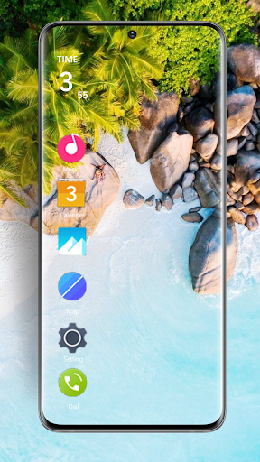 Android application Oppo A58x Themes and Launcher screenshort