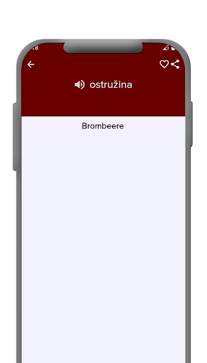 Deutsch-tschechisch Wörterbuch Screen 3