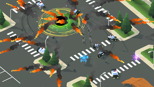 Smash racing: drive from cops, make an epic crash! Mod (Unlimited Money) Download screenshots 1