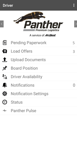 Android application ArcBest Fleet screenshort