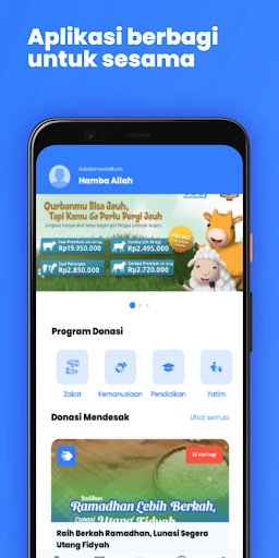 Android application PeduliBaik screenshort