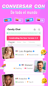 Candy Chat -video chat en líne