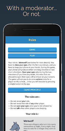 Mobile Werewolf: Werewolf game Screen 3