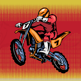 Motorbike Driving Circle Wheel icon