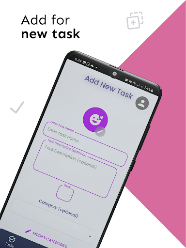 Android application Task Manager Pro screenshort