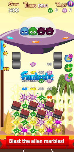 Android application Marbleus - bubble explosions screenshort